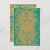 ボホスタイルハーフトーグランジン空白の招待状 招待状 (正面/裏面)