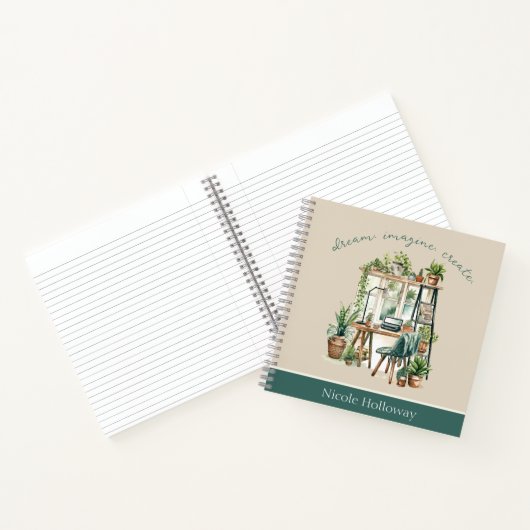 ボホスタイルパーソナライズされたやる気を起こさせる引用文 ノートブック (内部)