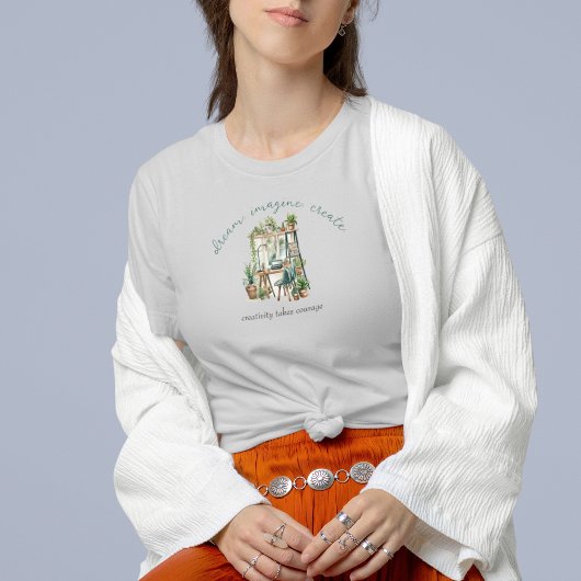 ボホスタイルパーソナライズされたやる気を起こさせる引用文 Tシャツ