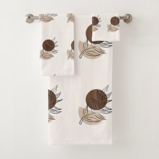 ボホスタイルボヘミアンミニマリストアート バスタオルセット