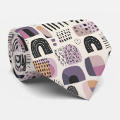 ボホスタイル抽象芸術パープルネックタイ ネクタイ (ロール)