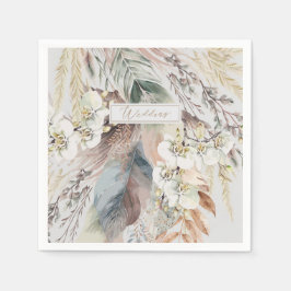 ボホスタイル結婚ズ スタンダードカクテルナプキン