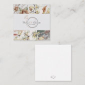 ボホスタイル結婚式招待状 ノートカード (正面/裏面)