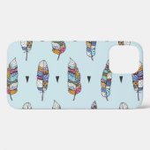 ボホスタイル羽毛手描き Case-Mate iPhoneケース (裏面 (横))