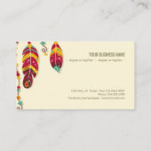 ボホスタイル背景 名刺 (裏面)