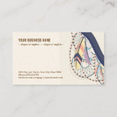 ボホスタイル背景 名刺 (裏面)