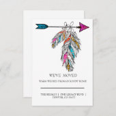 ボホスタイル装飾羽ぶら下がった骨 (正面/裏面)