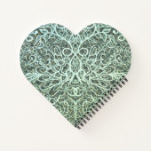 ボホスタイル |グランジグラデーションフローラ ノートブック (裏面)