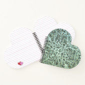 ボホスタイル |グランジグラデーションフローラ ノートブック (内部)