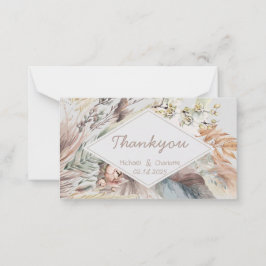 ボホスタイル サンキュー ノートカード