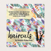 ボホスタイル |ブラシ金ゴールド |サロンツール 名刺 (外部フラット)