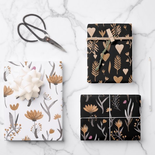 ボホスタイル ラッピングペーパーシート (正面)