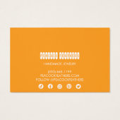 ボホスターズイヤリングネックレスジュエリーディスプレイカード (裏面)