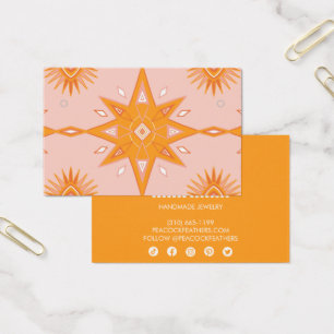 ボホスターズイヤリングネックレスジュエリーディスプレイカード