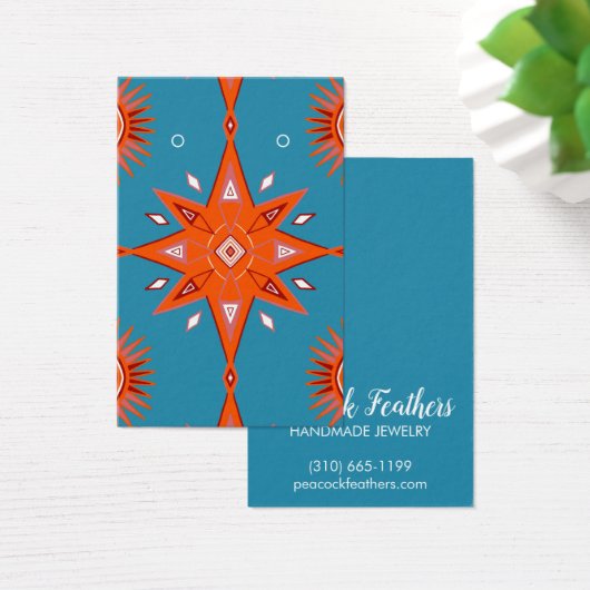 ボホスターズイヤリングネックレスジュエリーディスプレイカード (デスク)