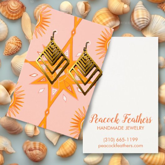 ボホスターズイヤリングネックレスジュエリーディスプレイカード