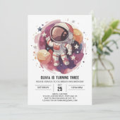 ボホスターリーアドベンチャーアストロート誕生日 招待状 (スタンド正面)