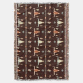 ボホステアパターン スローブランケット (正面縦)