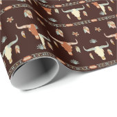 ボホステアパターン ラッピングペーパー (ロールコーナー)