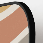 ボホストリップパターン名前をカスタムするピックボールパドル ピックルボールラケット (左詳細)