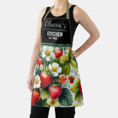 ボホストロベリーエプロンパーソナライズされた-フローラデザイン エプロン (インサイチュ)