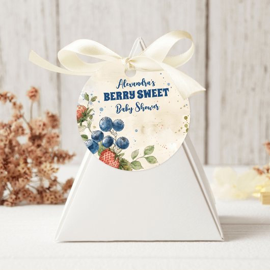 ボホストロベリーベリースイートベビーシャワー ラウンドシール