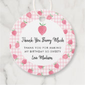 ボホストロベリーベリースウィート誕生日 フェイバータグ (正面)