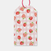 ボホストロベリーベリーファースト誕生日ありがとう ギフトタグ (裏面)