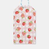 ボホストロベリーベリーファースト誕生日ありがとう ギフトタグ (裏面)