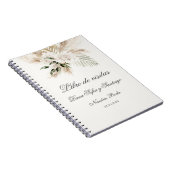 ボホスペインのス結婚ゲスト ノートブック (右側)
