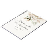 ボホスペインのス結婚ゲスト ノートブック (左側)