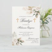 ボホスペインのバプテスマフローラ招待 招待状 (スタンド正面)