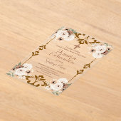 ボホスペインの第1聖餐式 アクリル招待状 (レイダウン)