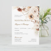 ボホスペインの結婚式招待状 招待状 (スタンド正面)