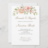 ボホスペインの結婚式招待状 招待状 (正面)