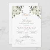 ボホスペインの結婚式招待状 招待状 (正面/裏面)