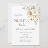 ボホスペインの結婚式招待状 招待状 (正面)