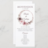 ボホスペインの結婚式 プログラム (正面/裏面)