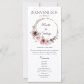 ボホスペインの結婚式 プログラム (正面)