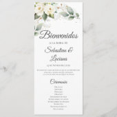 ボホスペインの結婚式 プログラム (正面)