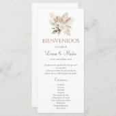 ボホスペインの結婚式 プログラム (正面/裏面)