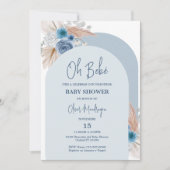 ボホスペインの赤ちゃんシャワー少年 招待状 (正面)