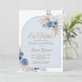 ボホスペインの赤ちゃんシャワー少年 招待状 (スタンド正面)