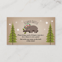 ボホスリーピーベアースターズオムツラッフル