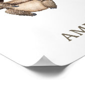 ボホスロスジャングルアニマル子供部屋ウォール ポスター (角)