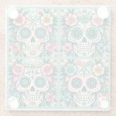 ボホスugarSkulls ガラスコースター (裏面)