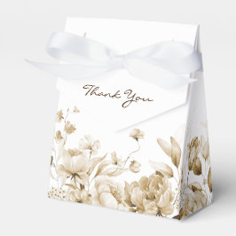 ボホセピア水色花模様テントフェイスボックス フェイバーボックス