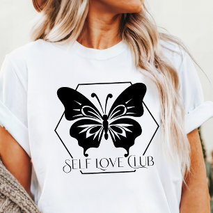 ボホセルフラブクラブバタフライエンパワーメント トライブレンドTシャツ
