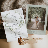 ボホセージグリーナリーボタニカル結婚式招待状 招待状