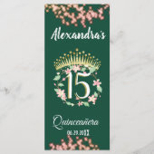 ボホセージグリーンアンドバラキンセニェラお祝い メニュー (正面)